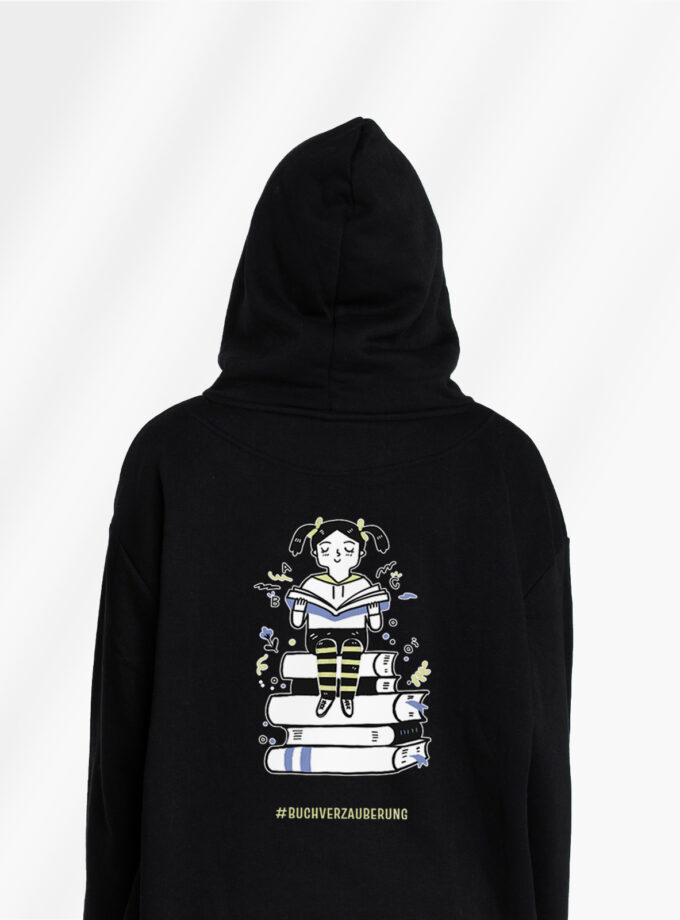 Gemütlicher Hoodie (Lesemäuschen)