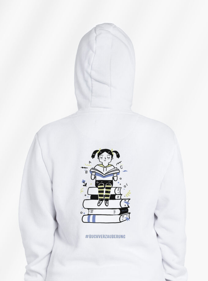 Gemütlicher Hoodie (Lesemäuschen)