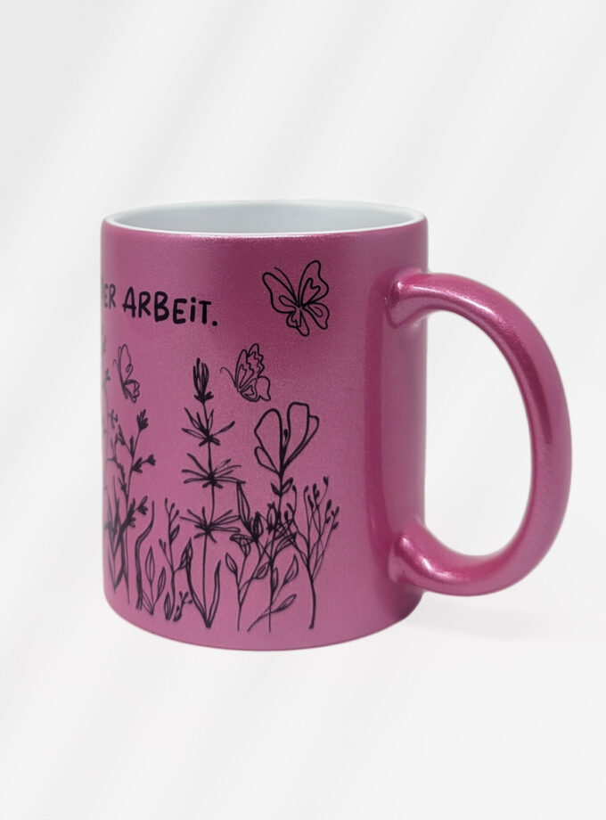 Keramiktasse Edition: Im Schmetterlingsflieder